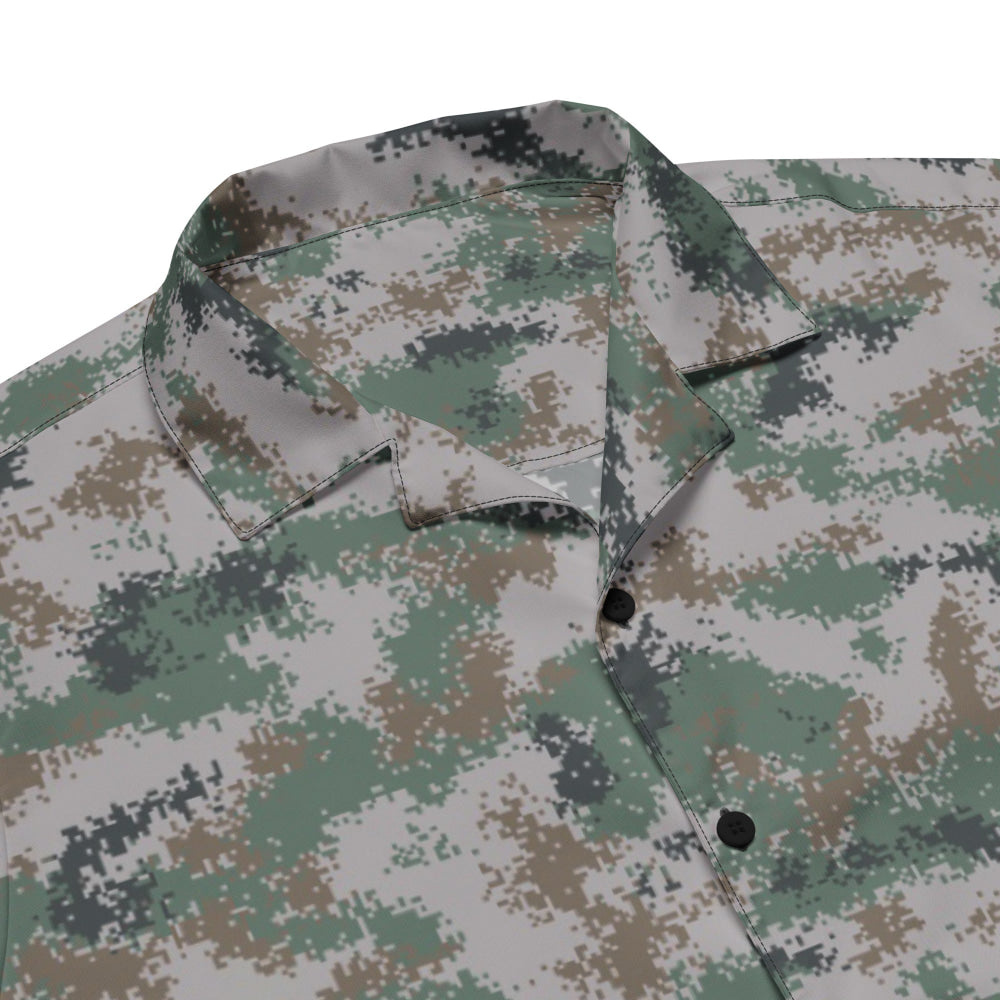 Chinese Type 07 Universal CAMO Unisex button shirt - Button Shirt