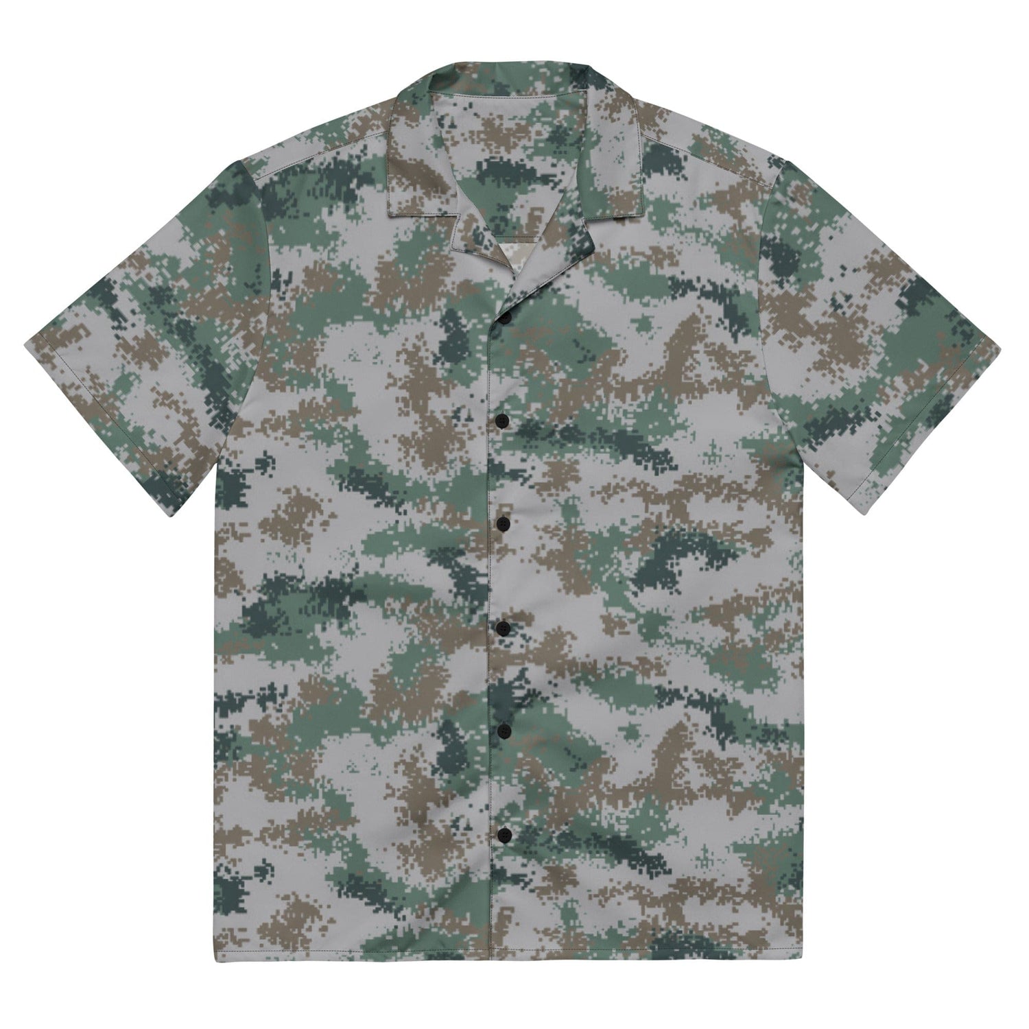 Chinese Type 07 Universal CAMO Unisex button shirt - Button Shirts