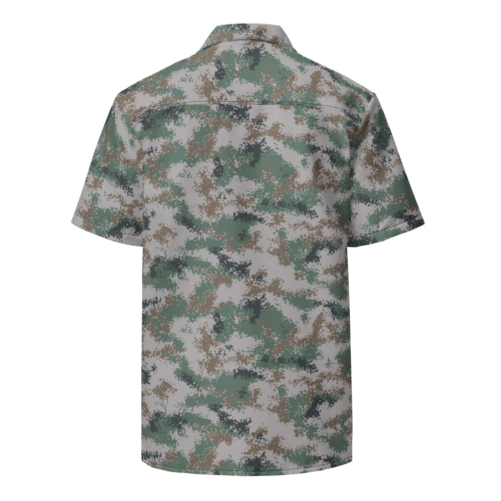 Chinese Type 07 Universal CAMO Unisex button shirt - Button Shirt