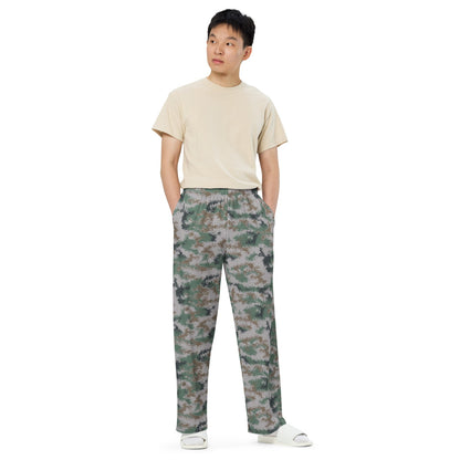 Chinese Type 07 Universal CAMO unisex wide-leg pants - Unisex Wide-Leg Pants