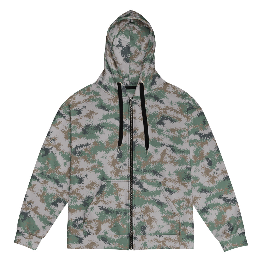 Chinese Type 07 Universal CAMO Unisex zip hoodie - Zip Hoodie