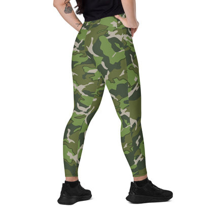 Chinese Type 84 CAMO Leggings with pockets - 2XS - Womens With Pockets