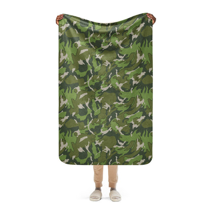 Chinese Type 84 CAMO Sherpa blanket - 37″×57″ - Blanket