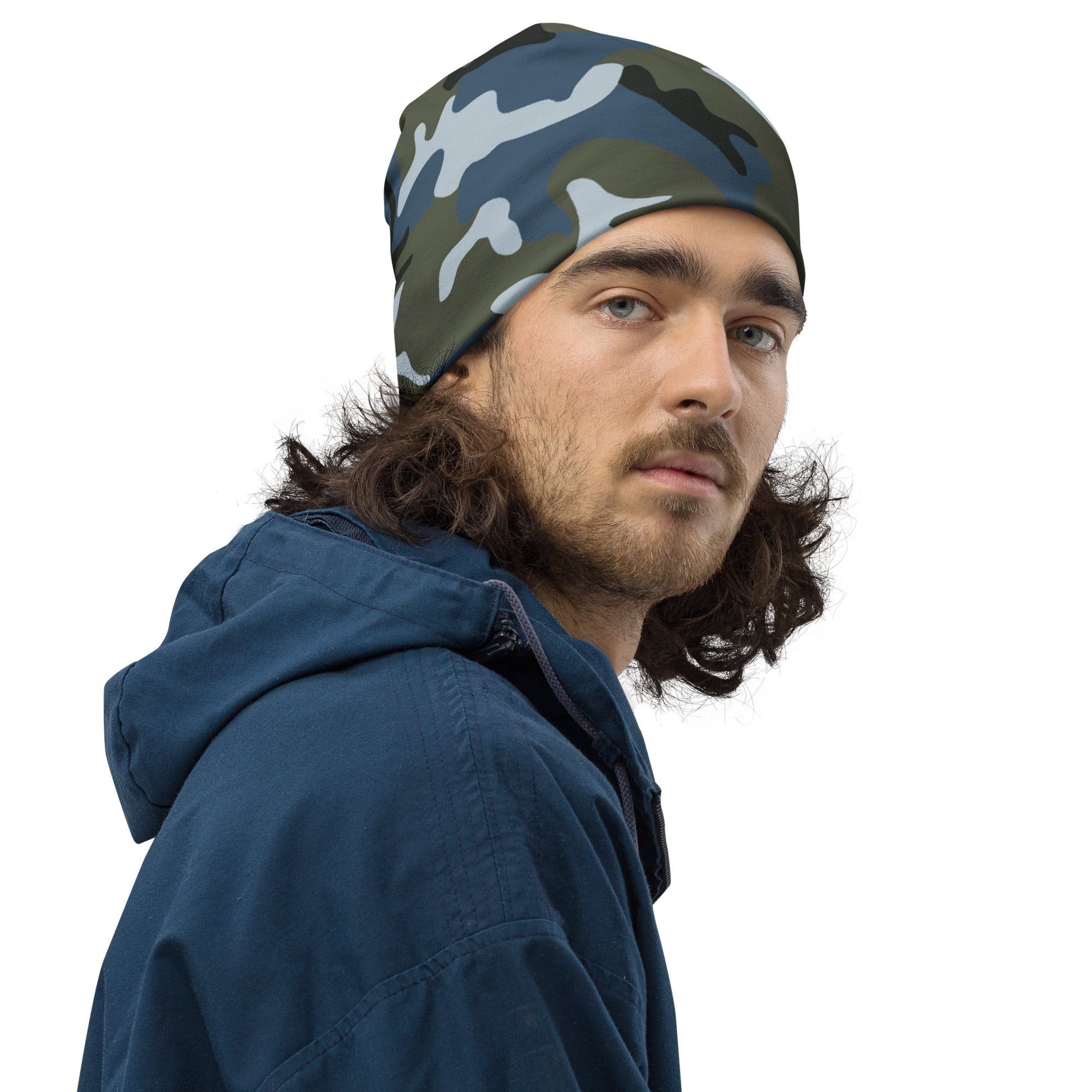 Chinese Type 87 Ocean CAMO Beanie
