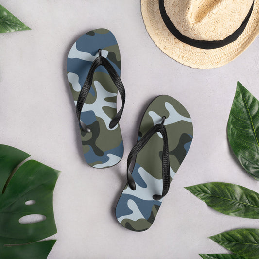 Chinese Type 87 Ocean CAMO Flip-Flops