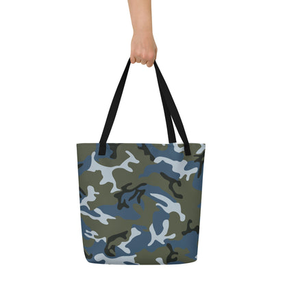 Chinese Type 87 Ocean CAMO Large Tote Bag