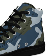 Type 87 Ocean CAMO Mens High-Top Canvas Shoes