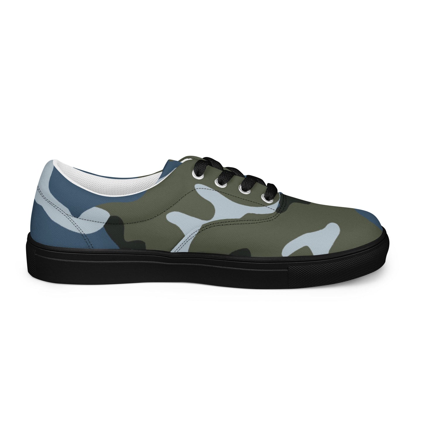 Chinese Type 87 Ocean CAMO Mens Lace-Up Canvas Shoes - Lace-up