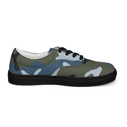 Chinese Type 87 Ocean CAMO Mens Lace-Up Canvas Shoes - Lace-up