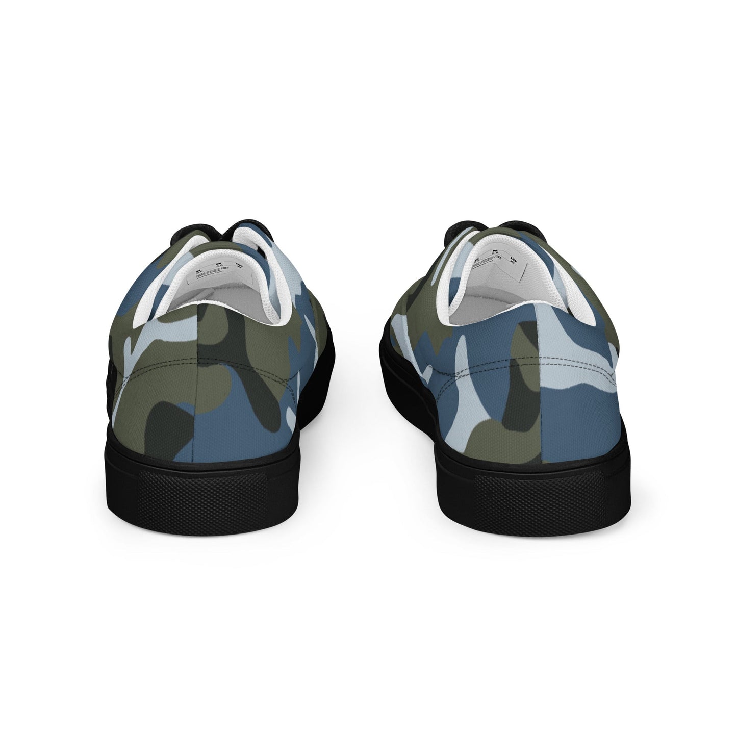 Chinese Type 87 Ocean CAMO Mens Lace-Up Canvas Shoes - Lace-up