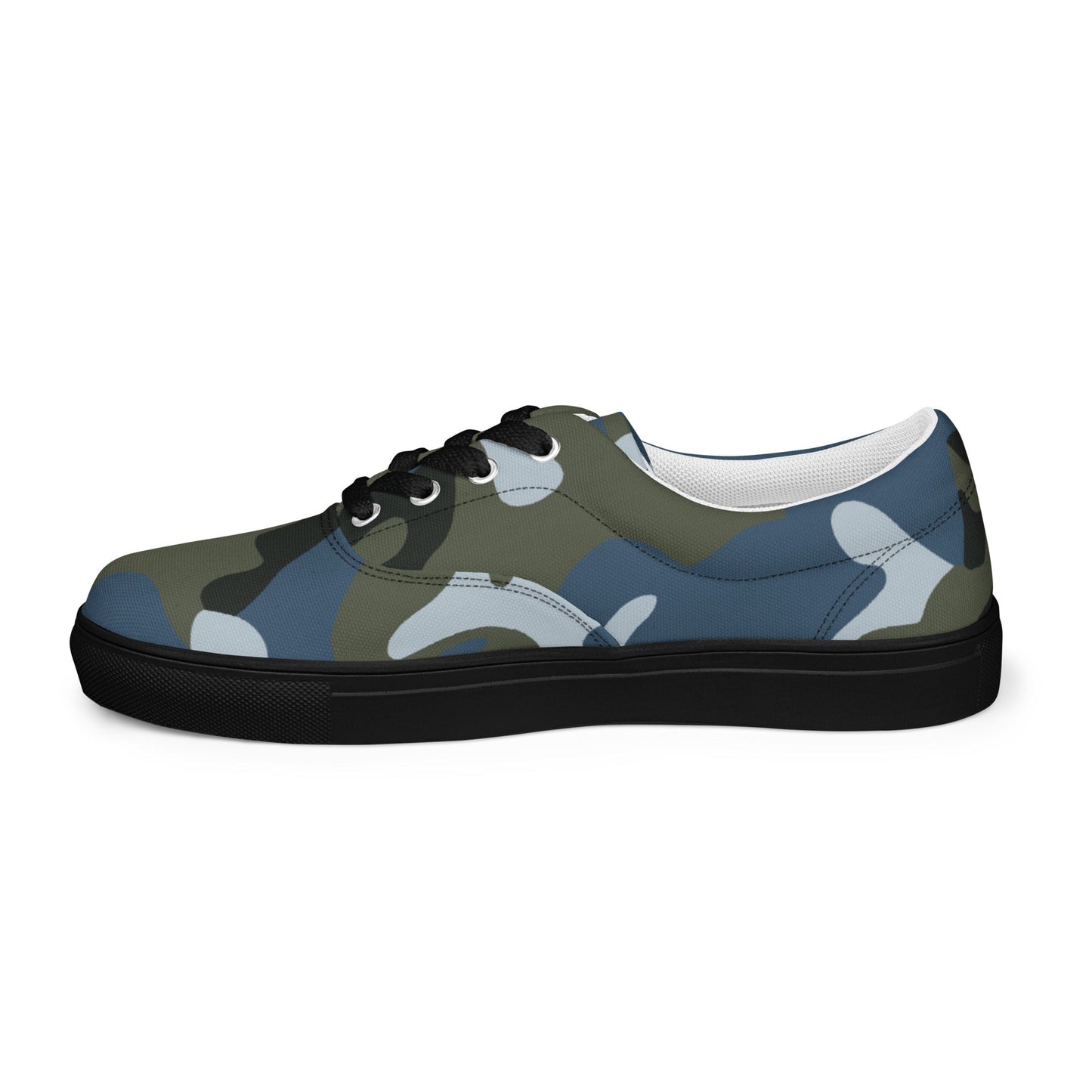 Chinese Type 87 Ocean CAMO Mens Lace-Up Canvas Shoes - Lace-up