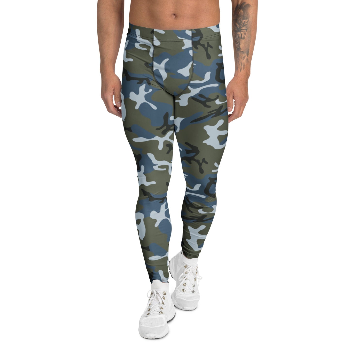 Chinese Type 87 Ocean CAMO Mens Leggings - XS