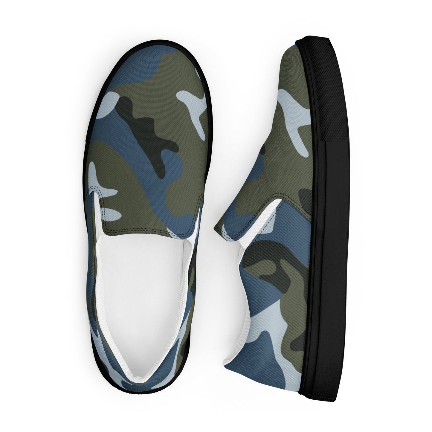 Chinese Type 87 Ocean CAMO Mens Slip-On Canvas Shoes