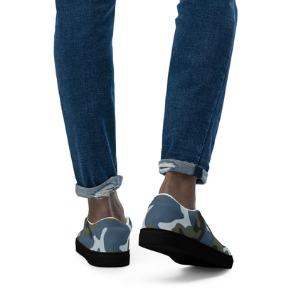 Chinese Type 87 Ocean CAMO Mens Slip-On Canvas Shoes