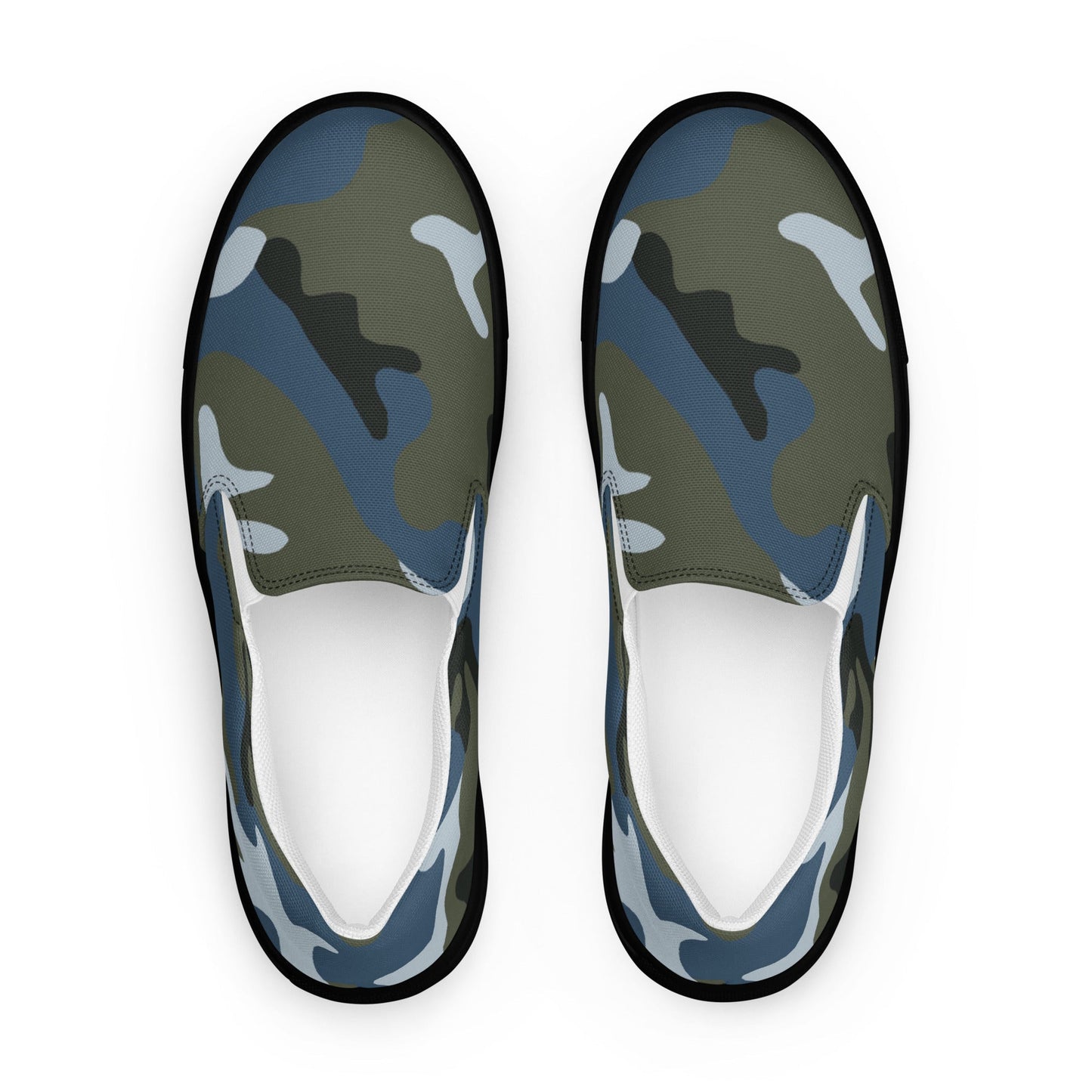 Chinese Type 87 Ocean CAMO Mens Slip-On Canvas Shoes