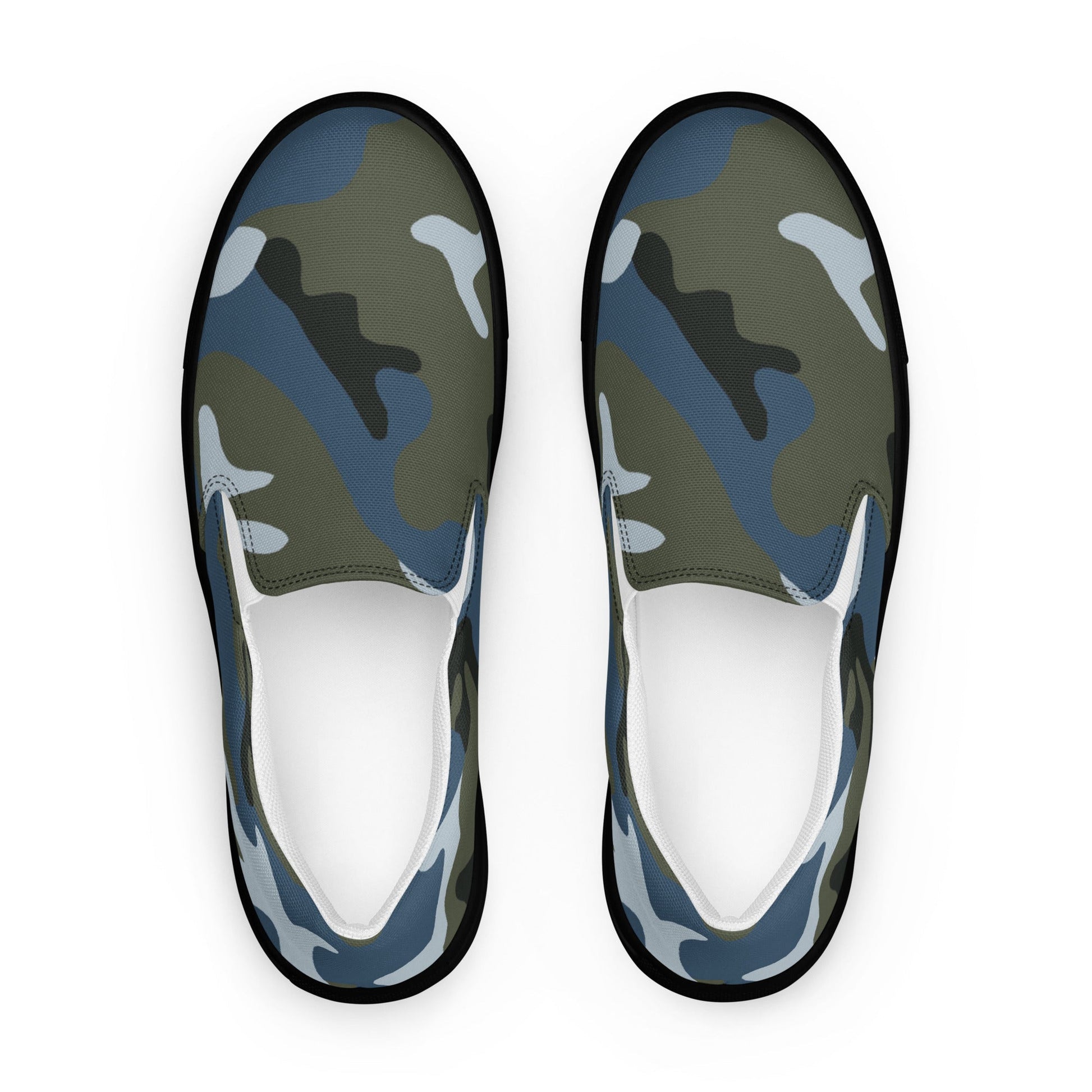 Chinese Type 87 Ocean CAMO Mens Slip-On Canvas Shoes