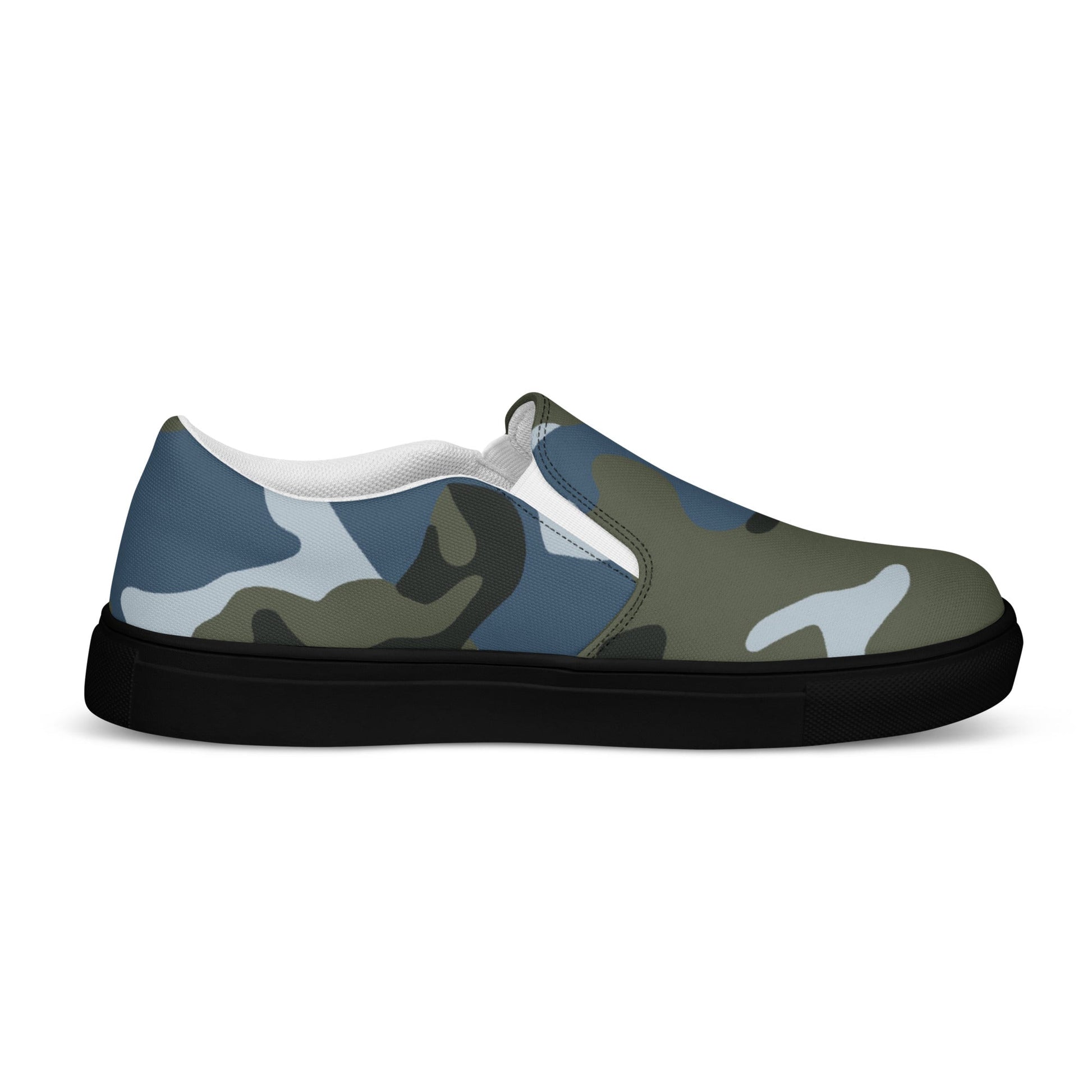 Chinese Type 87 Ocean CAMO Mens Slip-On Canvas Shoes