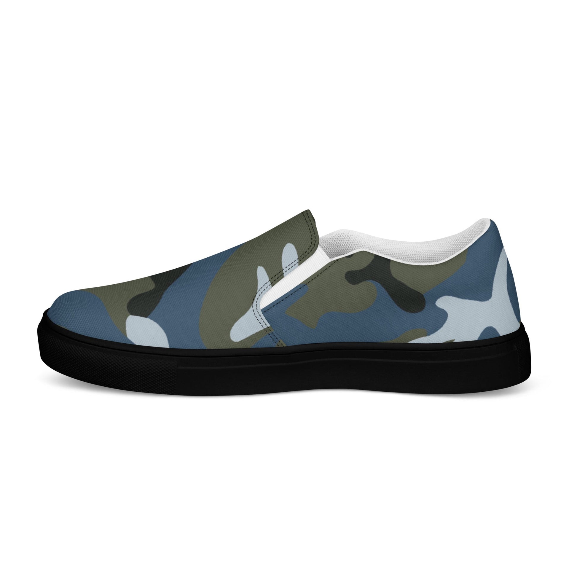 Chinese Type 87 Ocean CAMO Mens Slip-On Canvas Shoes