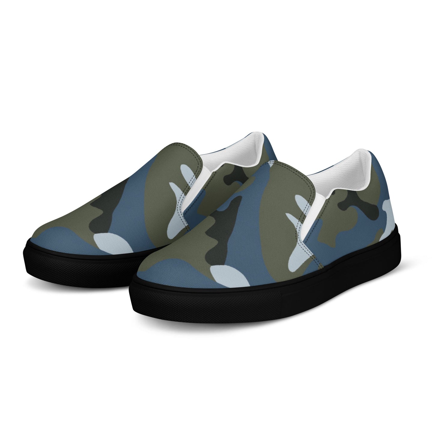 Chinese Type 87 Ocean CAMO Mens Slip-On Canvas Shoes