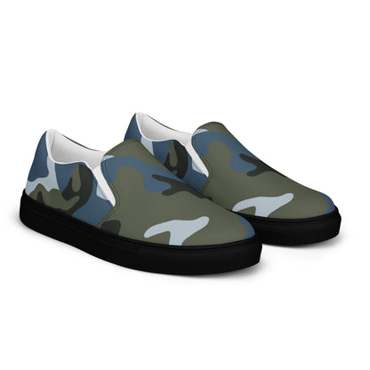 Chinese Type 87 Ocean CAMO Mens Slip-On Canvas Shoes