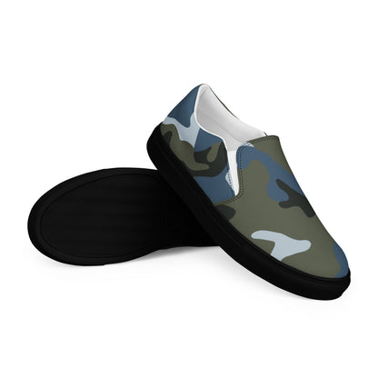 Chinese Type 87 Ocean CAMO Mens Slip-On Canvas Shoes