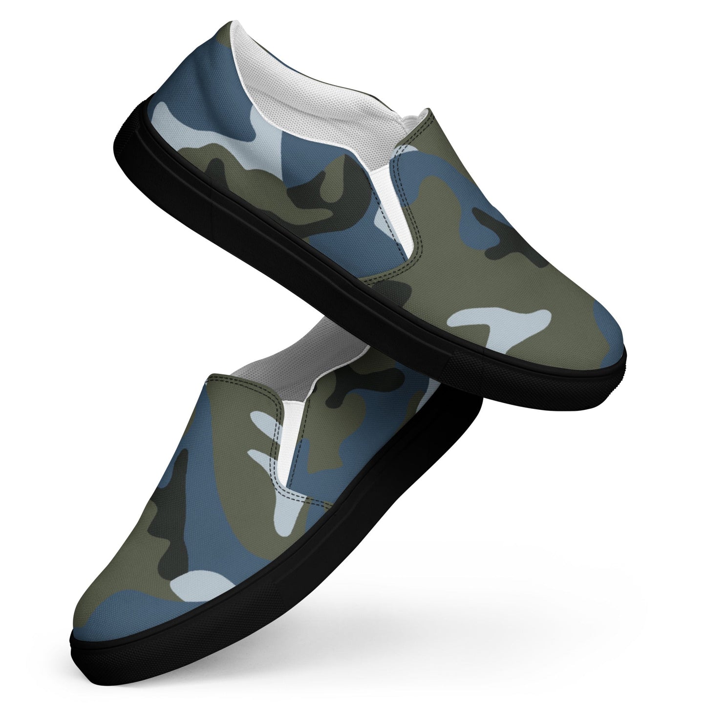 Chinese Type 87 Ocean CAMO Mens Slip-On Canvas Shoes