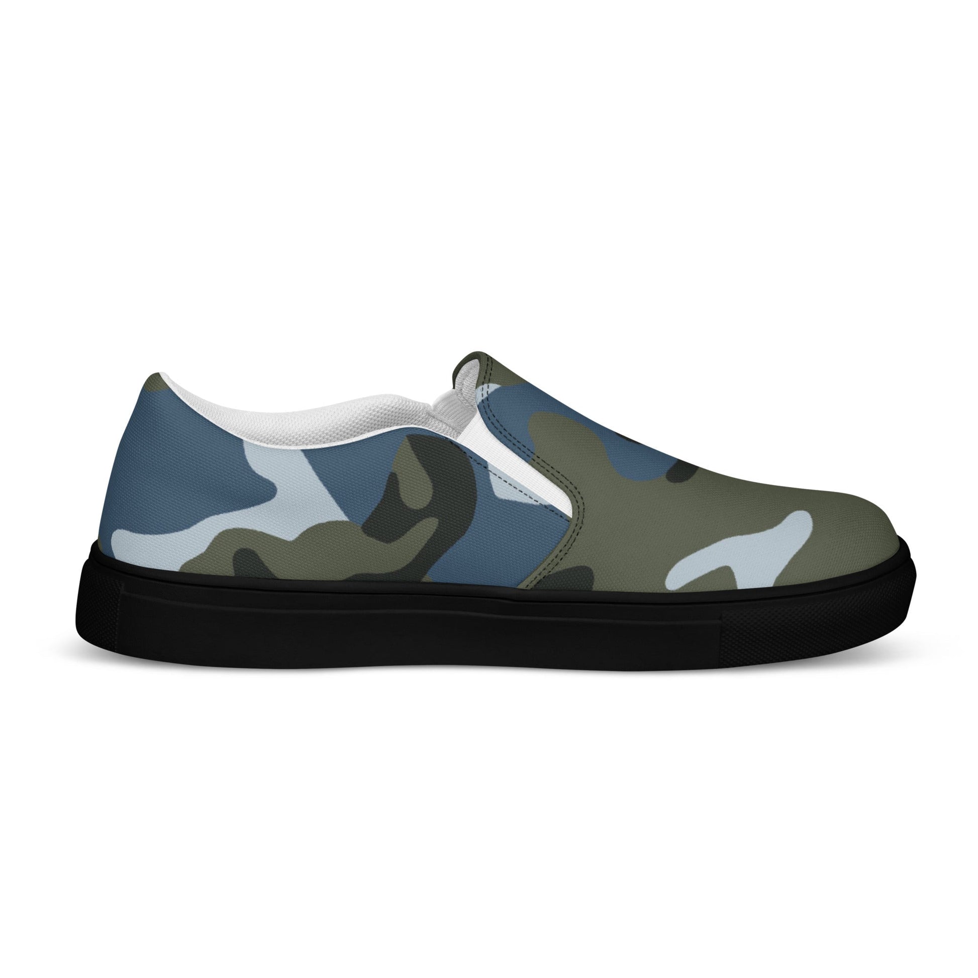 Chinese Type 87 Ocean CAMO Mens Slip-On Canvas Shoes