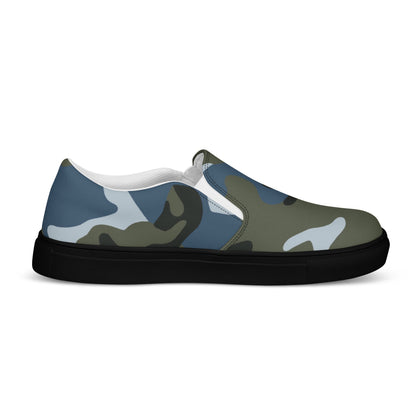 Chinese Type 87 Ocean CAMO Mens Slip-On Canvas Shoes