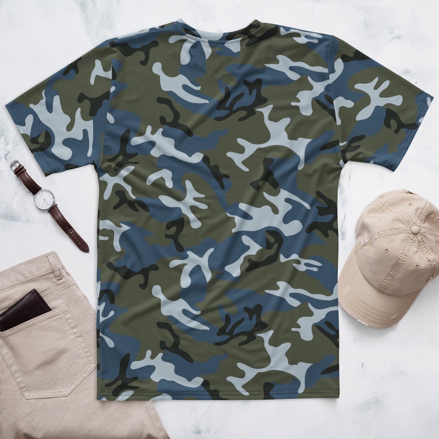 Chinese Type 87 Ocean CAMO Mens T-Shirt