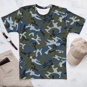 Type 87 Ocean CAMO Mens T-Shirt - XS