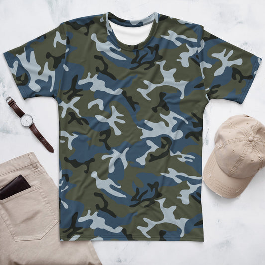 Chinese Type 87 Ocean CAMO Mens T-Shirt - XS