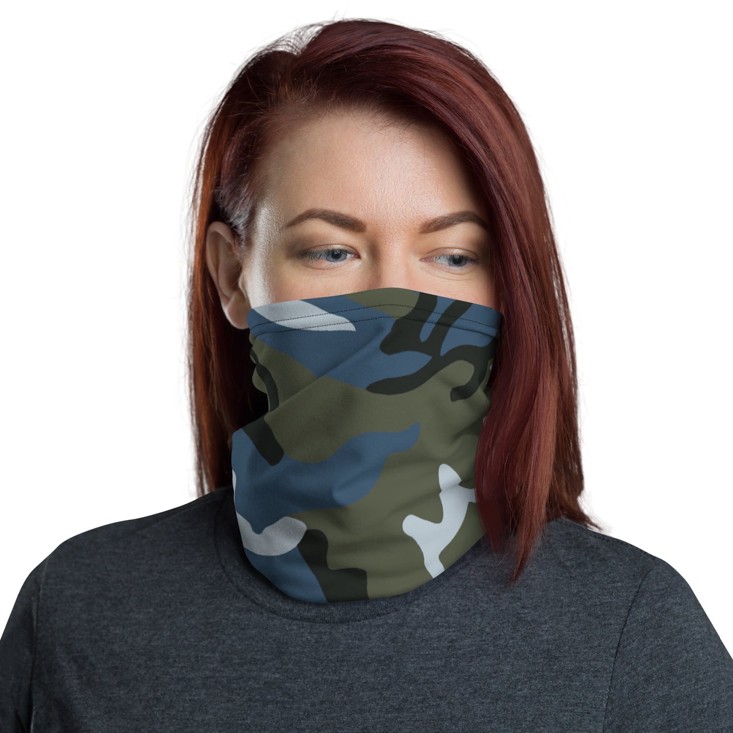 Chinese Type 87 Ocean CAMO Neck Gaiter - Gaiters