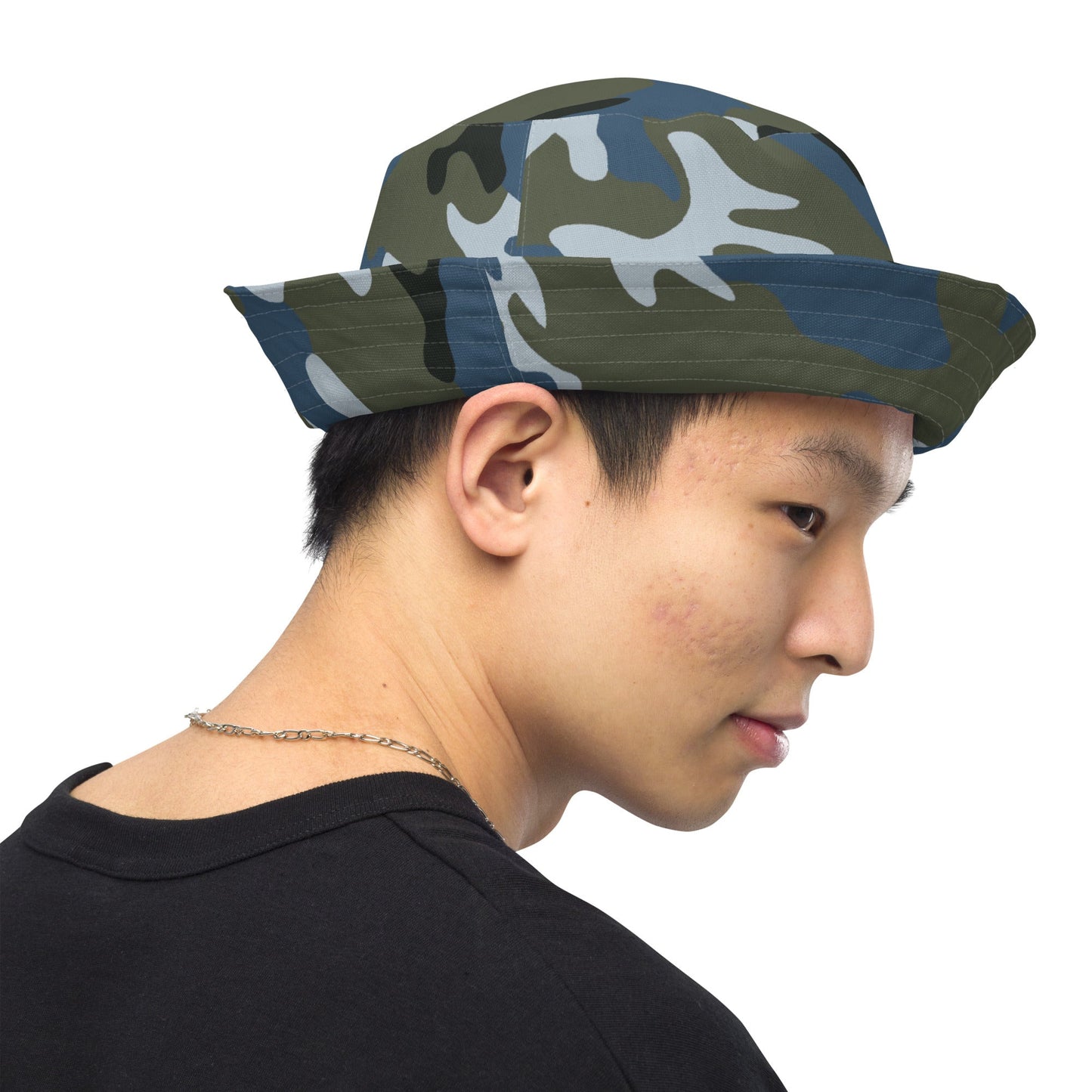 Chinese Type 87 Ocean CAMO Reversible Bucket Hat