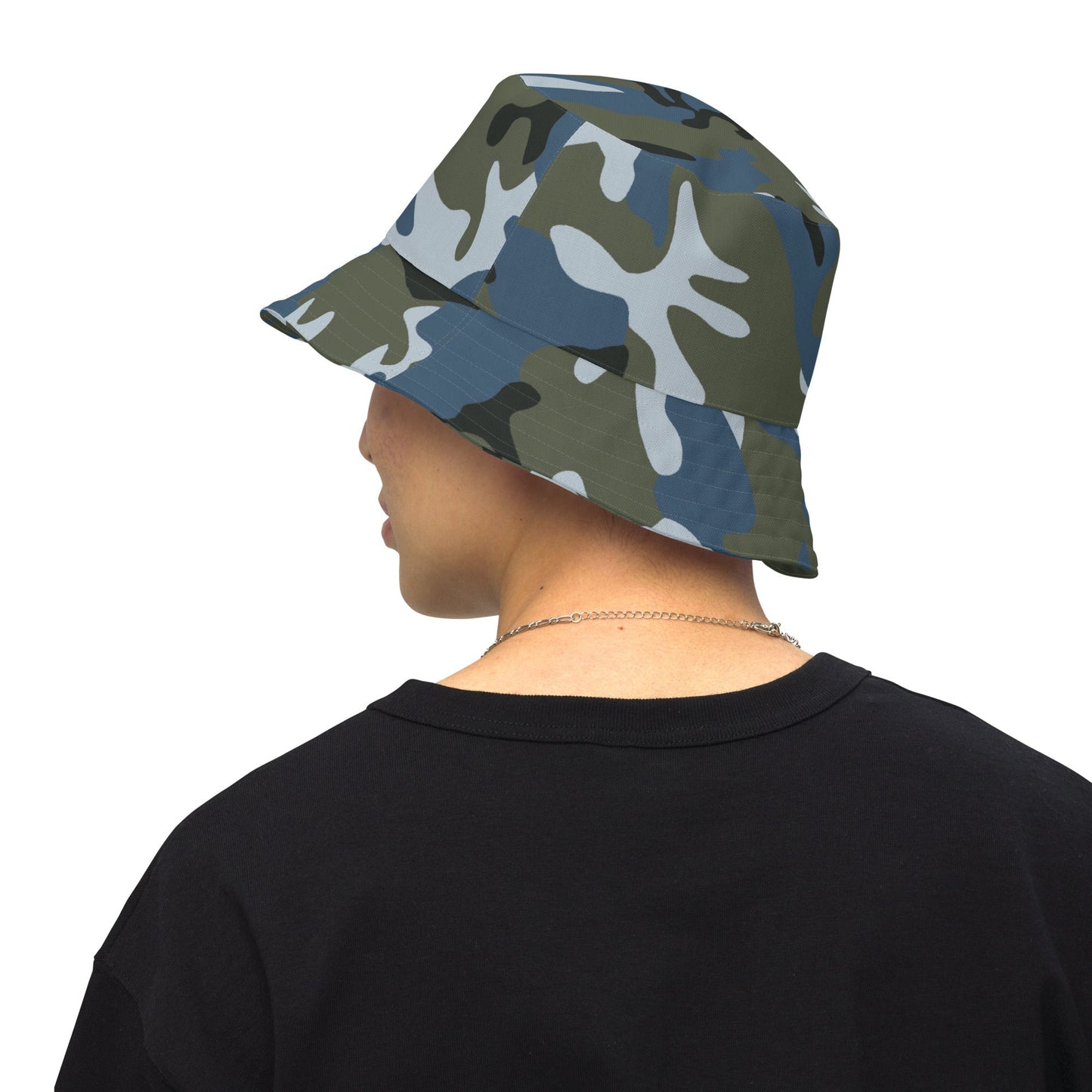 Chinese Type 87 Ocean CAMO Reversible Bucket Hat