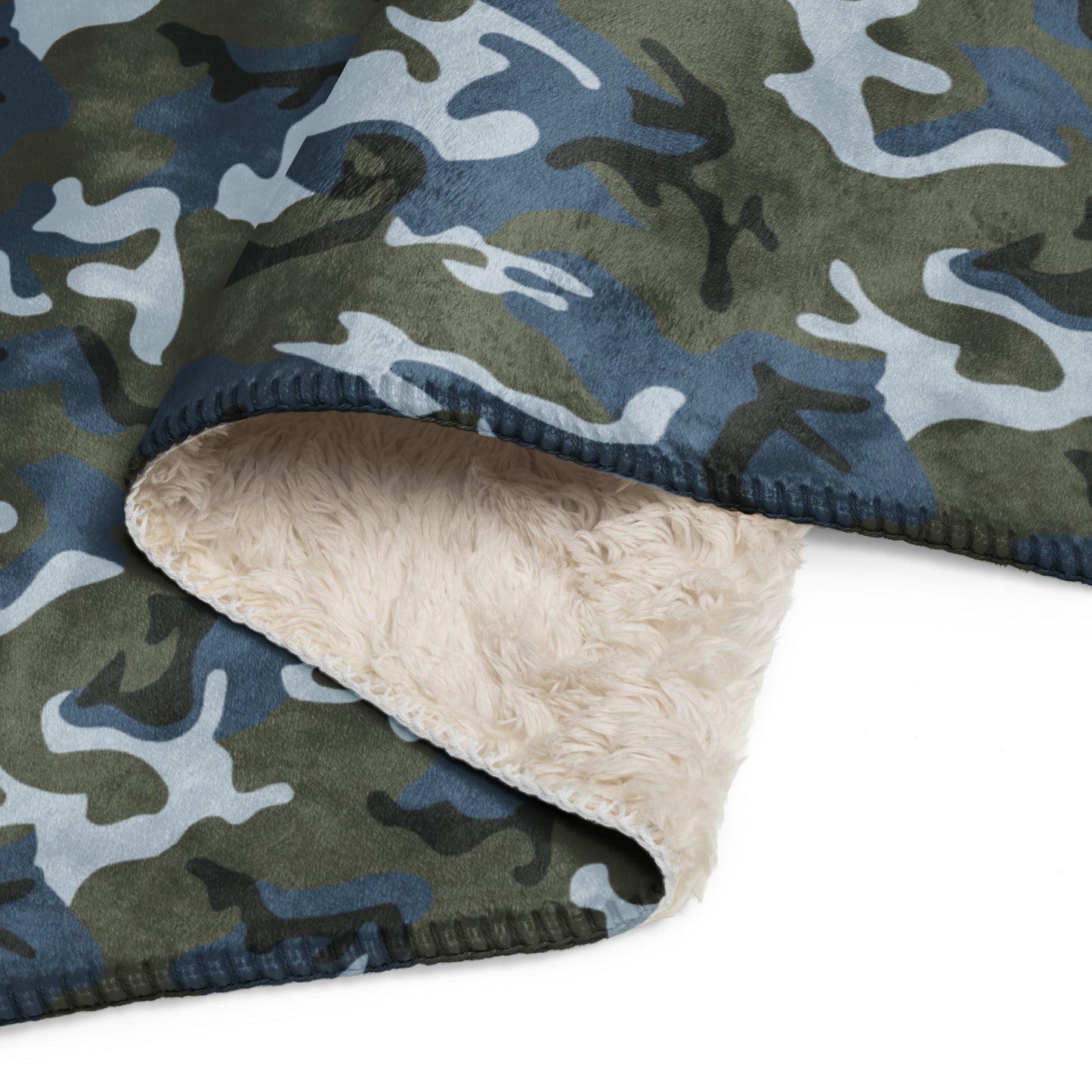 Chinese Type 87 Ocean CAMO Sherpa Blanket