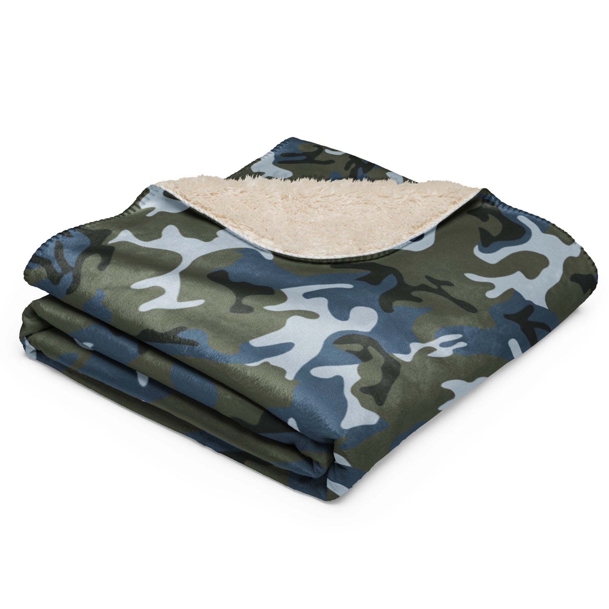 Chinese Type 87 Ocean CAMO Sherpa Blanket