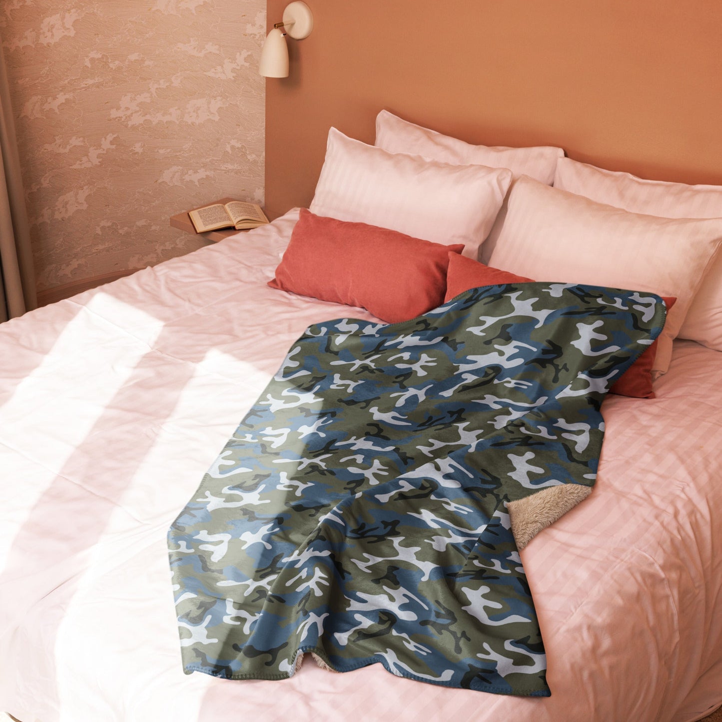 Chinese Type 87 Ocean CAMO Sherpa Blanket