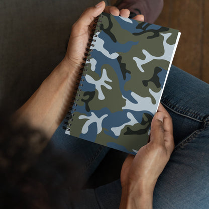 Chinese Type 87 Ocean CAMO Spiral Notebook