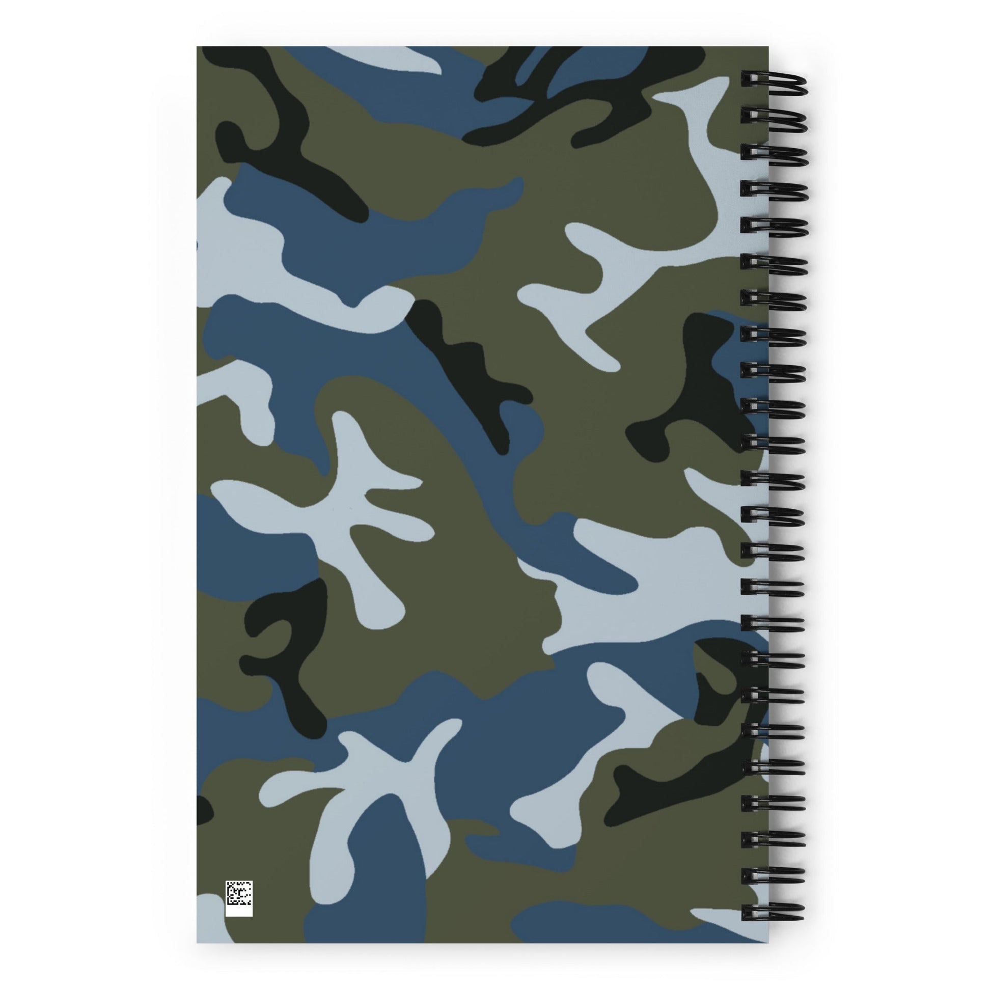 Chinese Type 87 Ocean CAMO Spiral Notebook