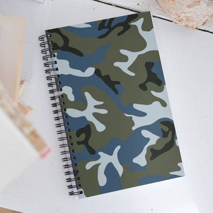 Chinese Type 87 Ocean CAMO Spiral Notebook