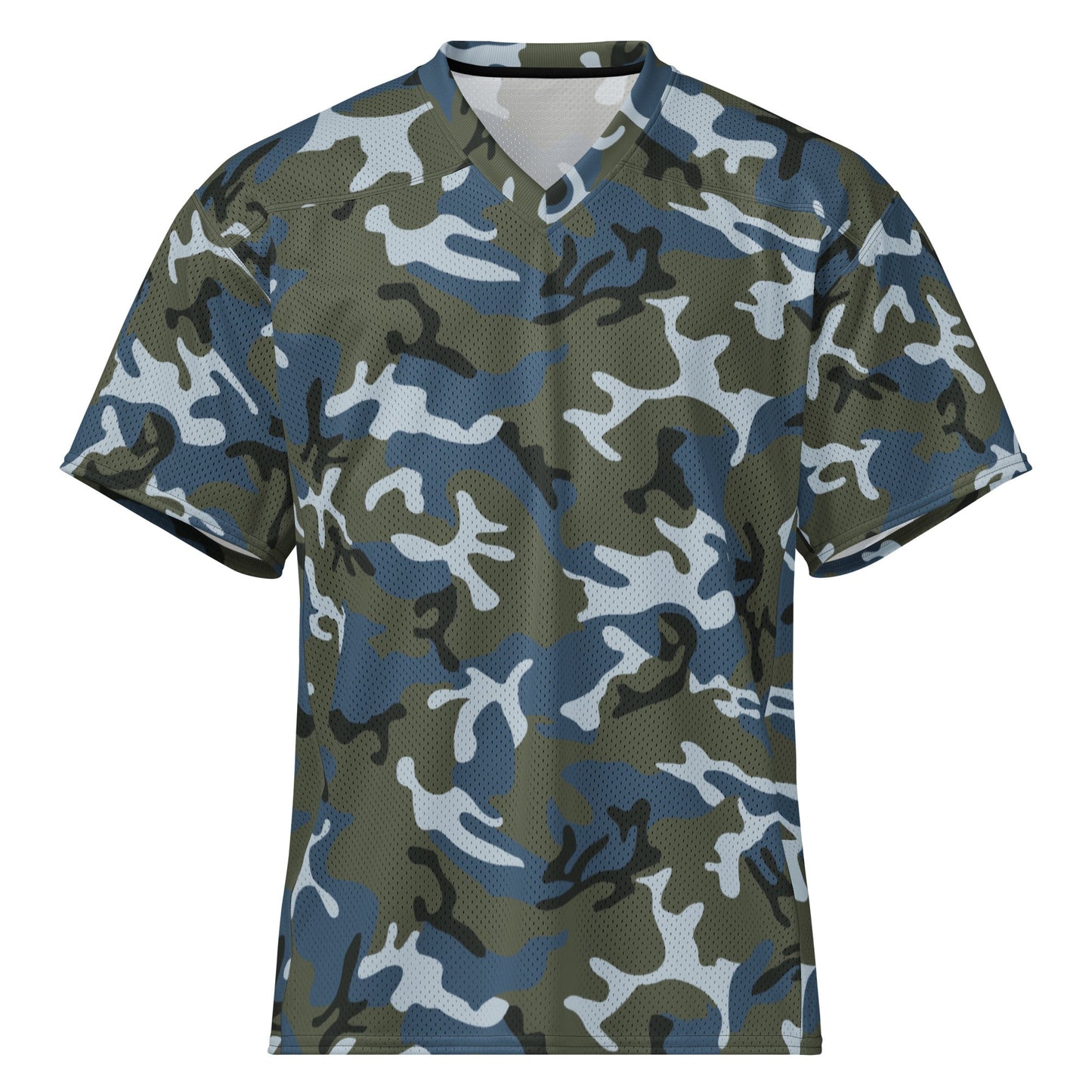 Chinese Type 87 Ocean CAMO Unisex American Football Jersey - 2XS