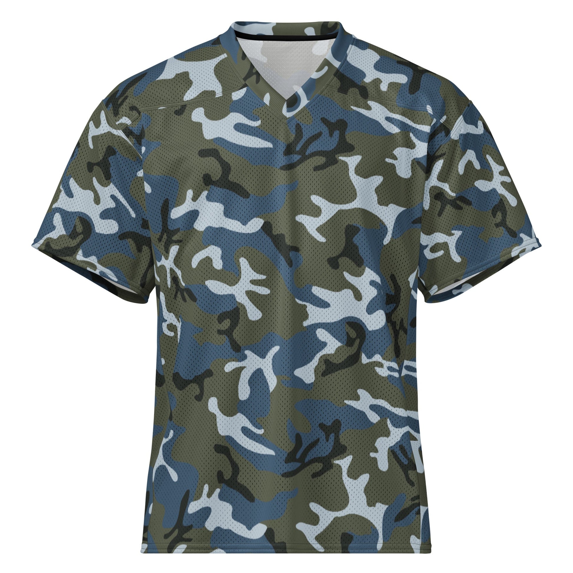 Chinese Type 87 Ocean CAMO Unisex American Football Jersey - 2XS