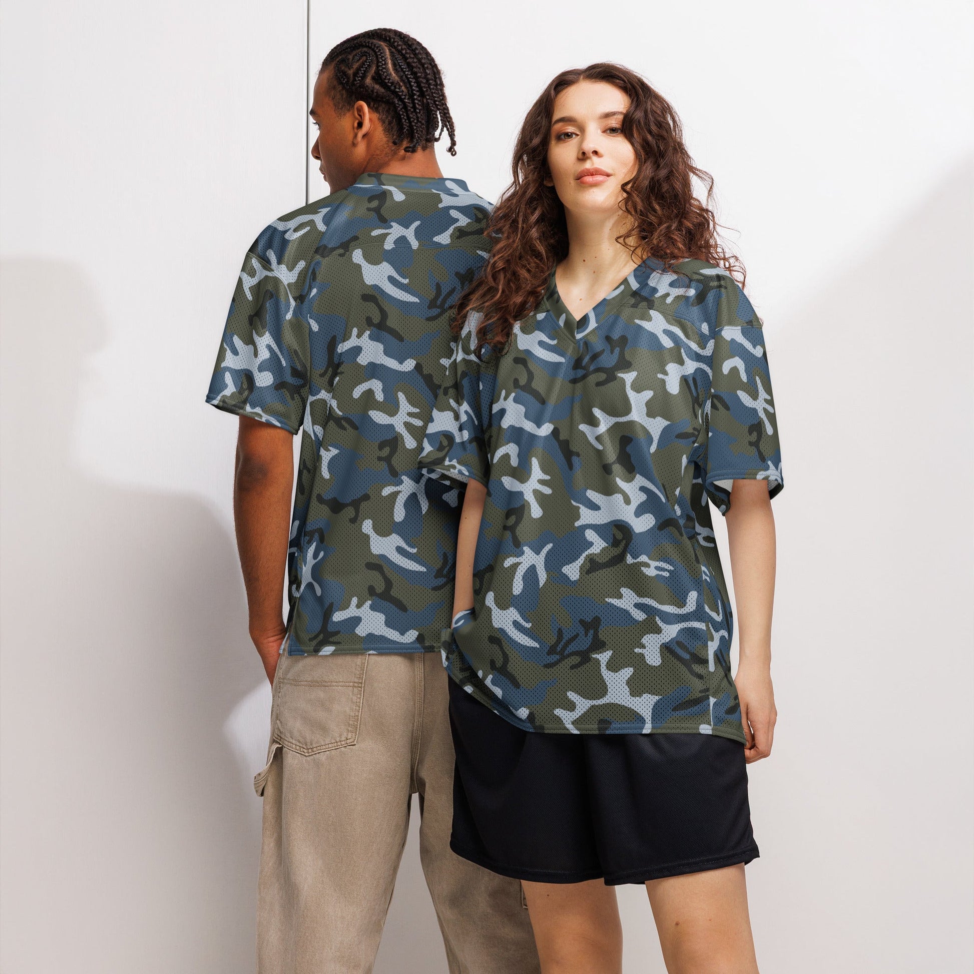 Chinese Type 87 Ocean CAMO Unisex American Football Jersey