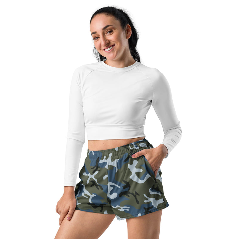 Type 87 Ocean CAMO Unisex Athletic Shorts