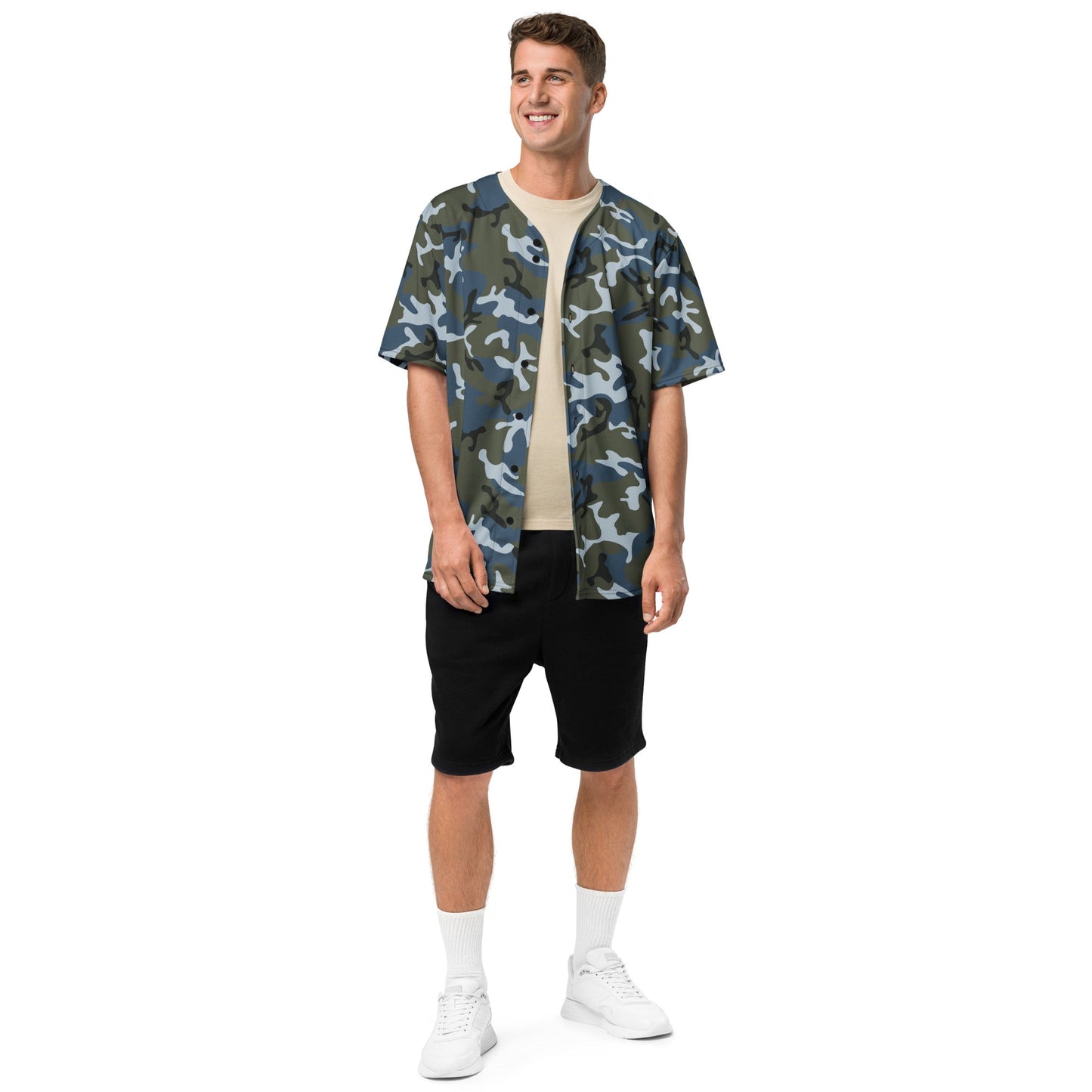 Chinese Type 87 Ocean CAMO Unisex Baseball Jersey