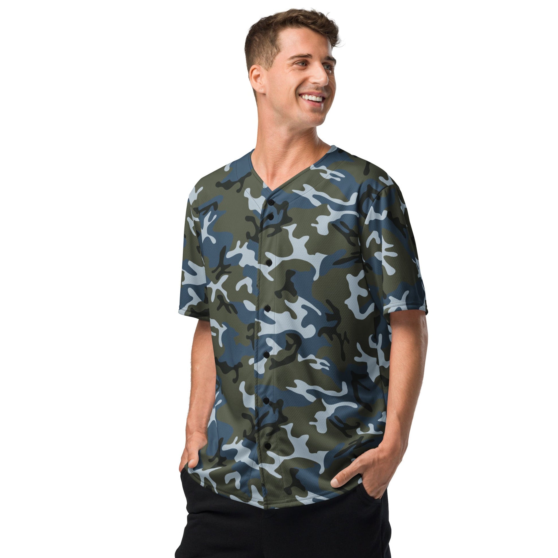 Chinese Type 87 Ocean CAMO Unisex Baseball Jersey