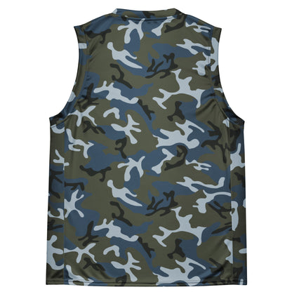 Chinese Type 87 Ocean CAMO Unisex Basketball Jersey