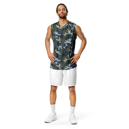 Chinese Type 87 Ocean CAMO Unisex Basketball Jersey