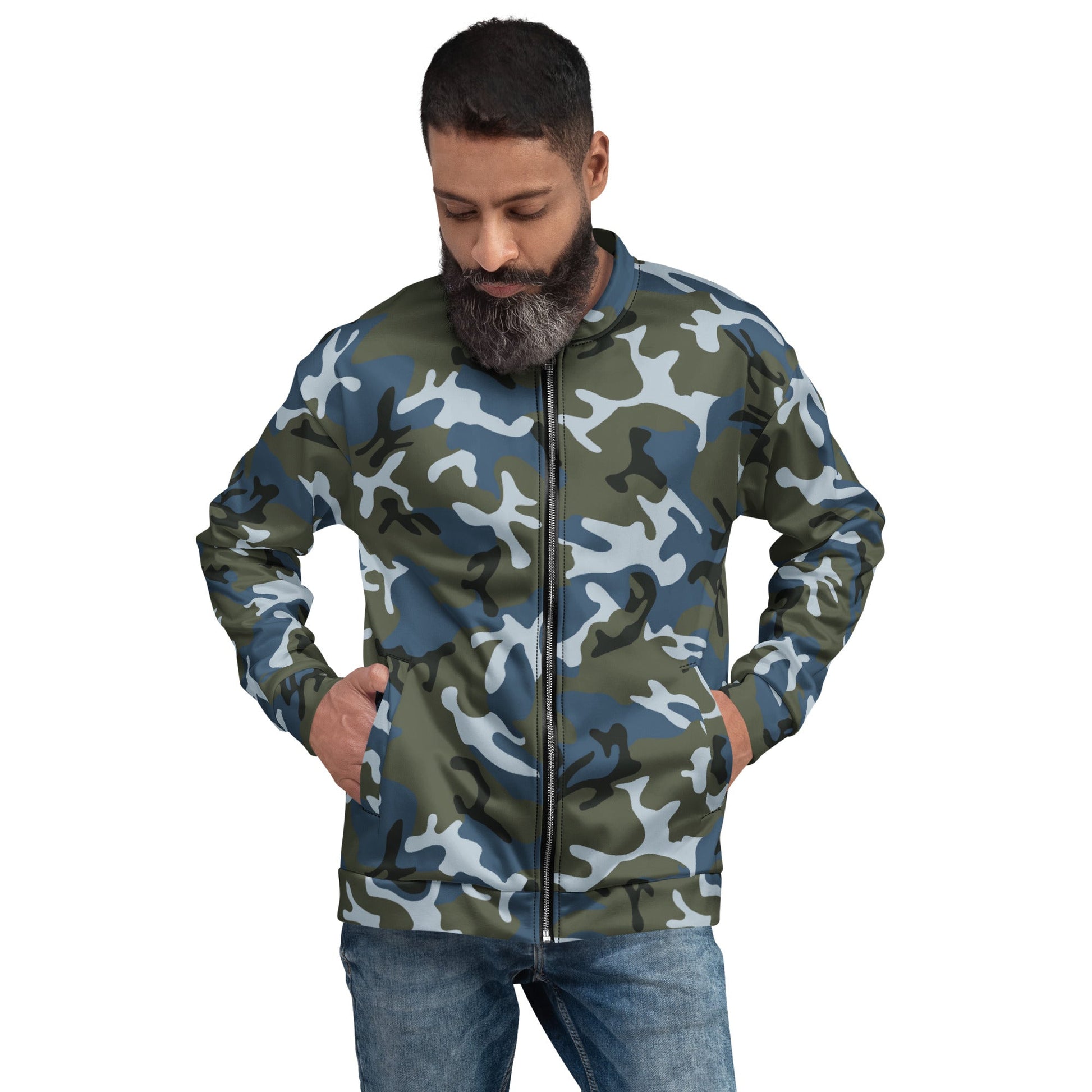 Chinese Type 87 Ocean CAMO Unisex Bomber Jacket - XS