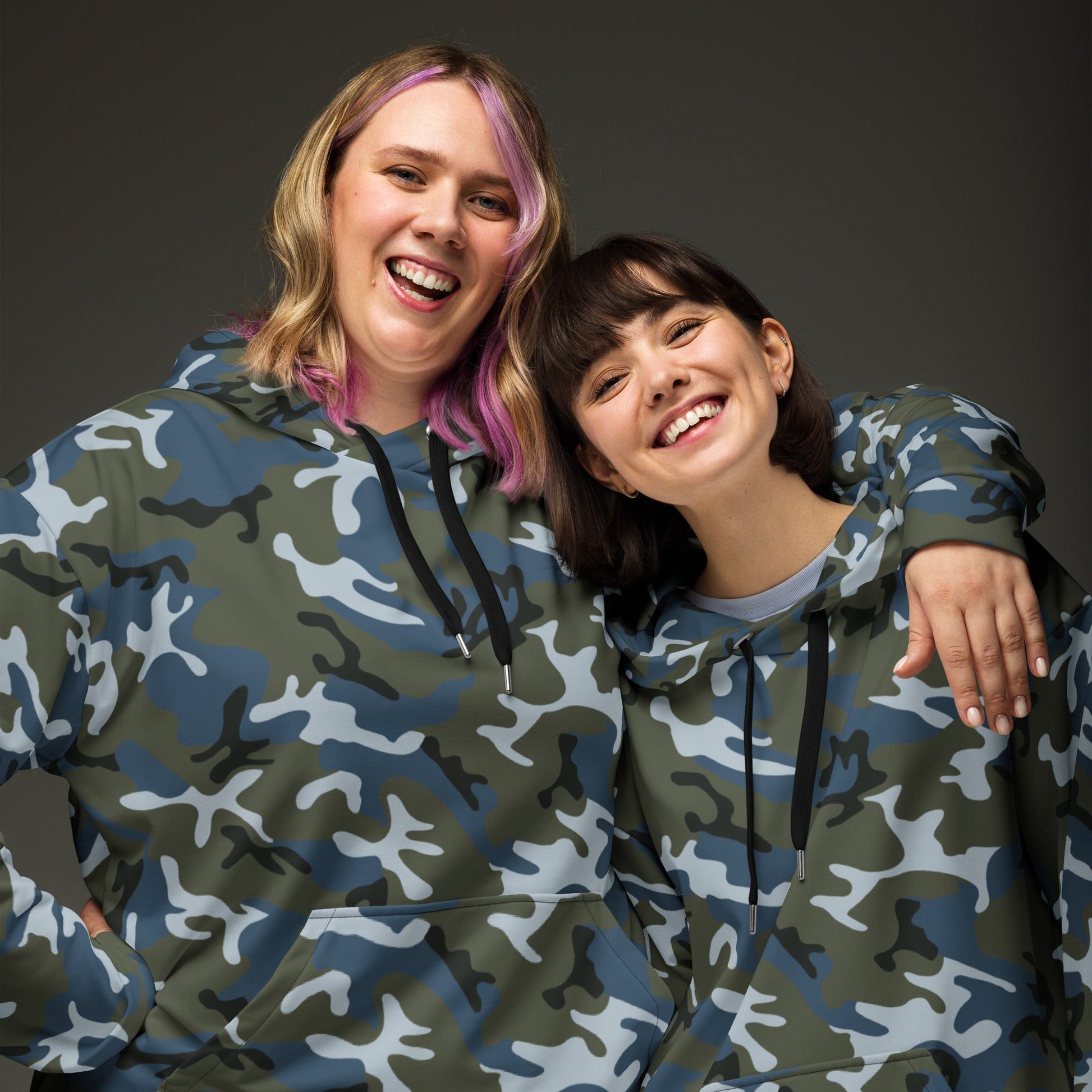 Chinese Type 87 Ocean CAMO Unisex Hoodie